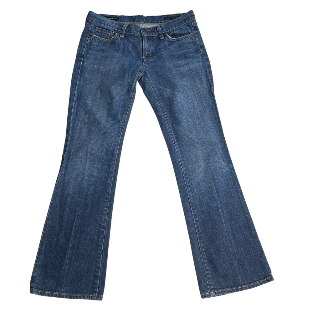 Citizens of Humanity Dita Petite Bootcut Jeans 28 Low Rise Blue Y2K